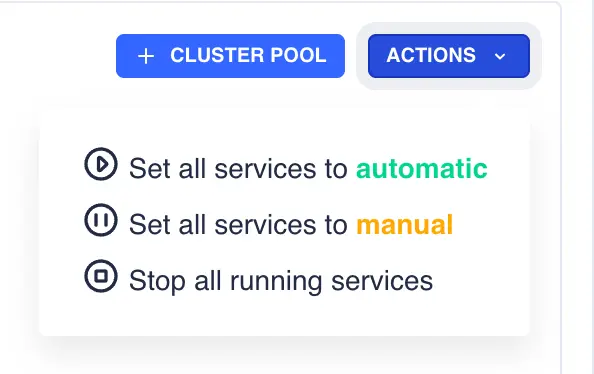 dashboard-service-cluster-actions