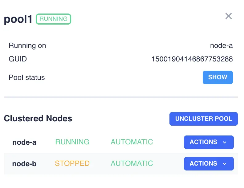 Dashboard Service Side Menu