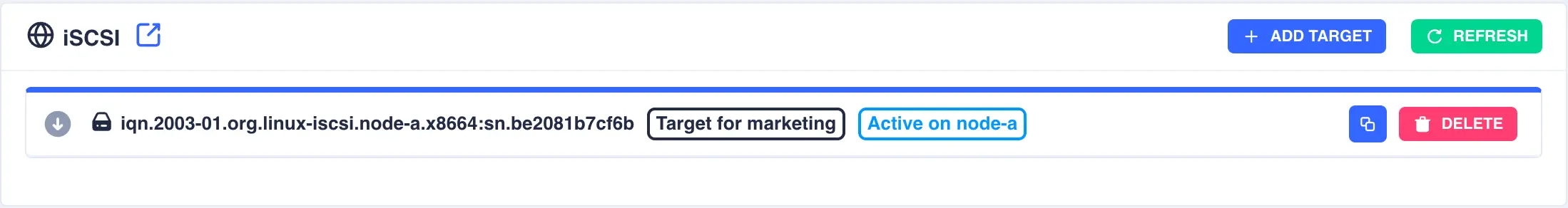 iscsi-target-list-one-member