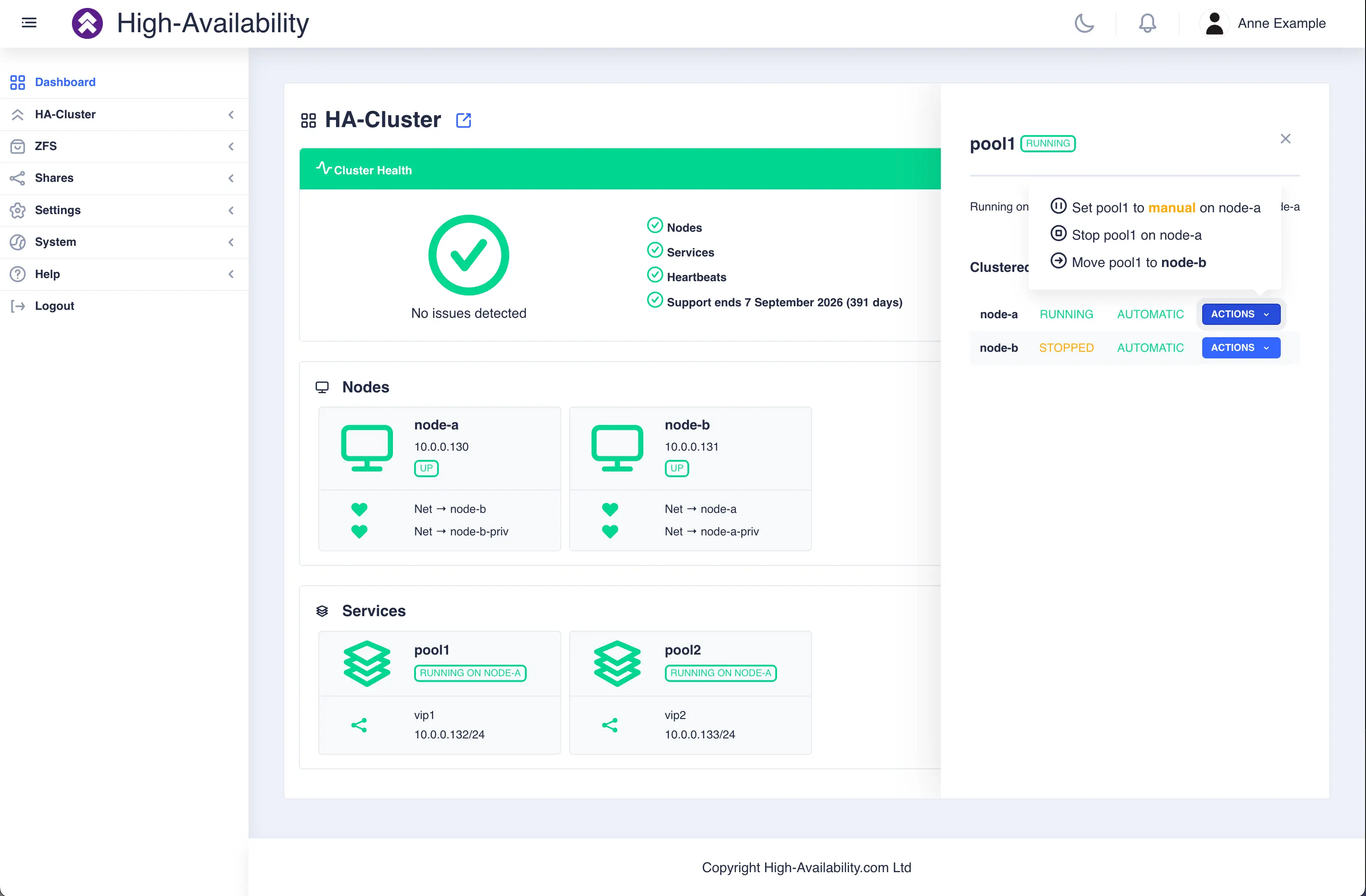 dashboard-service-menu