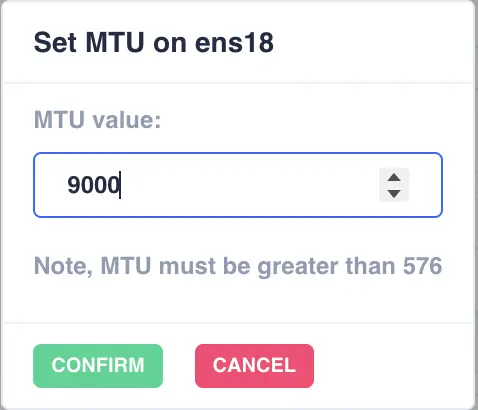 Set MTU